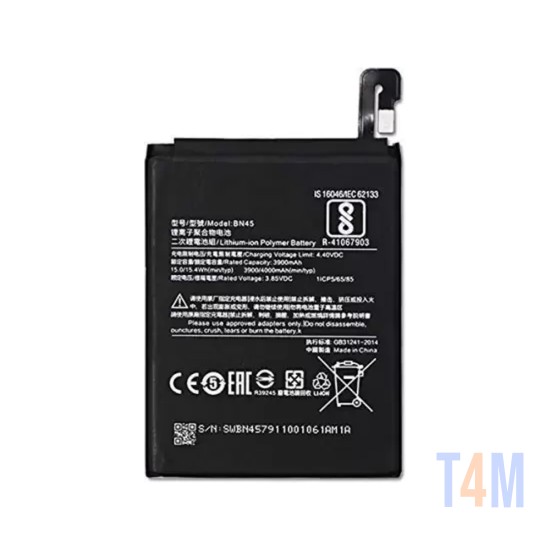 Bateria Xiaomi Redmi Note 5 BN45 4000mAh